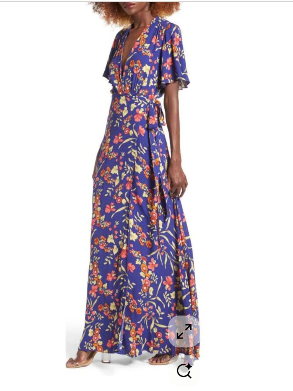 Privacy Please Plaza Kimono Wrap Dress XS NWT